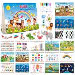 Busy Book for Kids Montessori Toys for Toddlers Sensory Educational Toys 16 themes Toddler Preschool Activity book