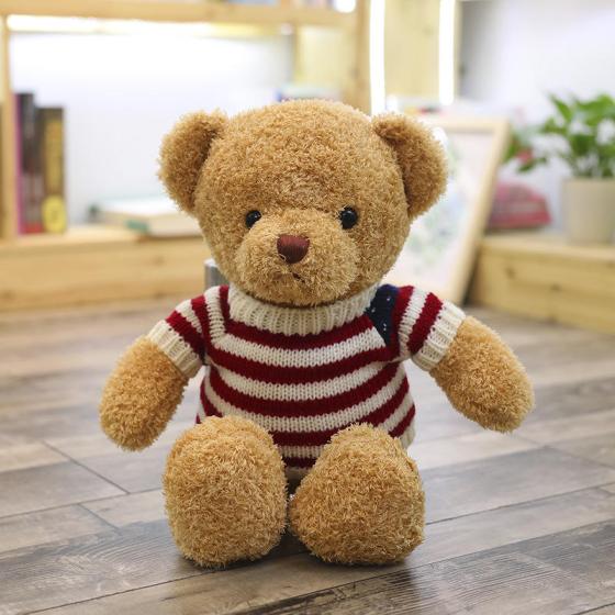 Factory In Stock Small Stuff Animal Teddy Bear Plush Toy For Girlfriend Best Gift
