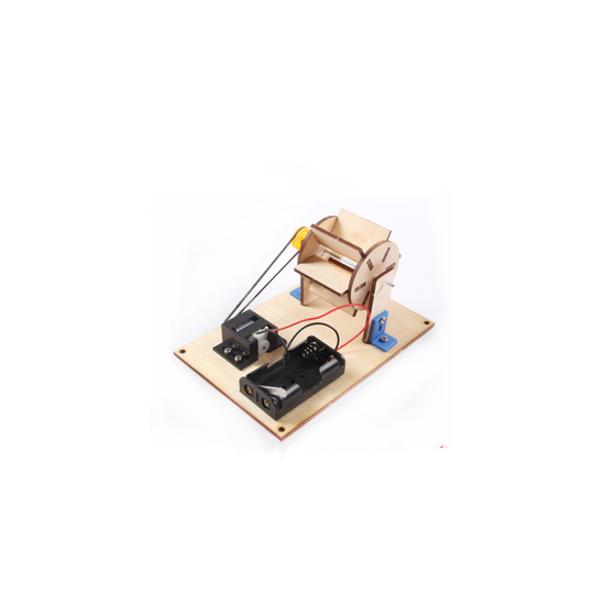 School stem toy Educational kits DIY wood hydro electric power stem kids toys