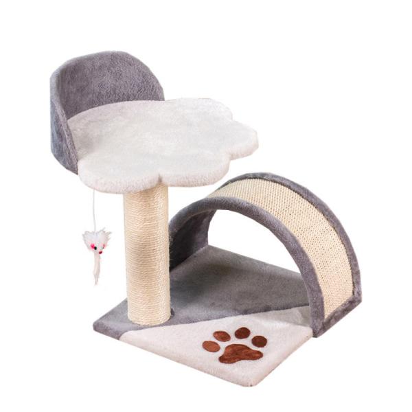 Cat Climbing Frame Scratching Post Sisal Indoor Play Rest Jump Platforms Stable Large Cat Bed Climbing Platform Toys For Fun