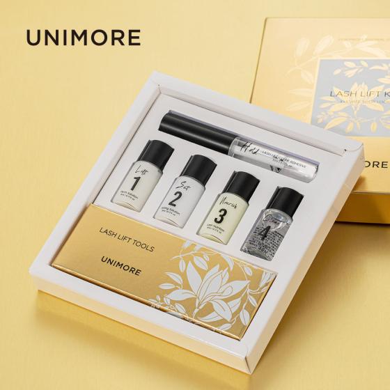 Unimore hot lash extasion eye lash lifting kit logo set curlers accessories supplier fast perm wholesale lash brow lift solution