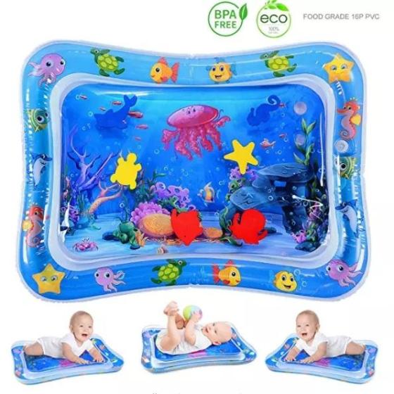 Best Pvc Eco-friendly Tummy Time Kids Play toys Baby Inflatable Play Pool Outdoor Games Water Mat Toys