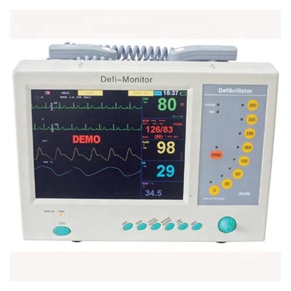 China medical portable monophasic cardiac defibrillator monitor