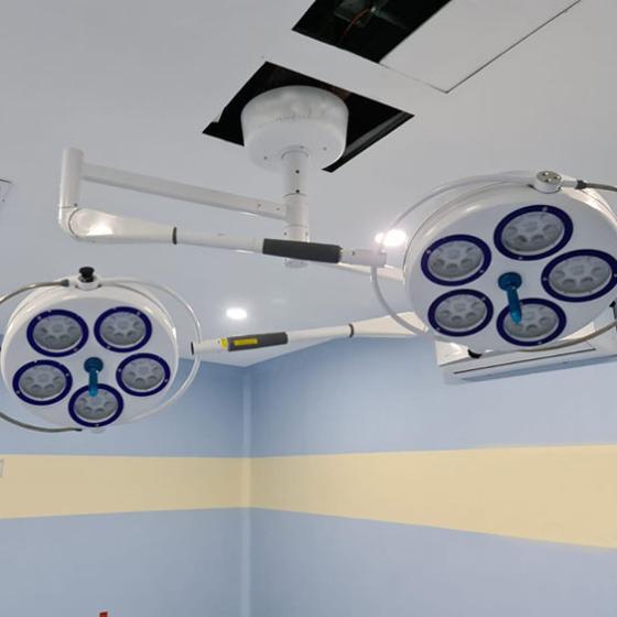 BT-LED255 Ceiling Double Head Dome Cold Light Led Operating Lamp Medical Surgical Lights Whole Price Operation Lamp 7 Days