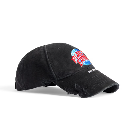 Men's Planet Earth Cap Black