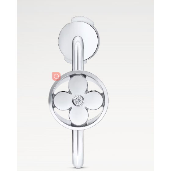 IDYLLE BLOSSOM SMALL HOOP 18K