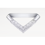 LV DIAMONDS PAVÉ V Platinum Ring