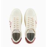 Unisex lace-up low-top round-toe printed sneakers