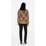 Check Wool Blend Cardigan