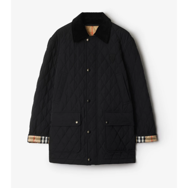 Quilted Nylon Barn Jacket