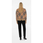 Check Wool Blend Sweater