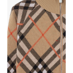 Check Wool Blend Track Jacket