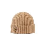 Wool and cashmere blend hat with Double G