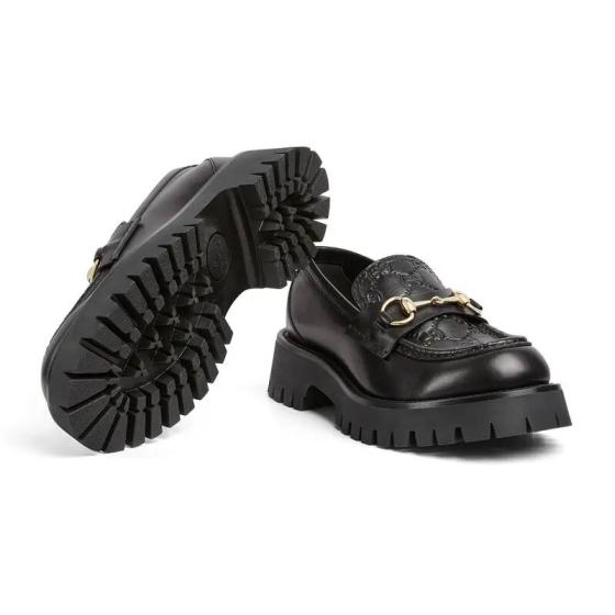 Women's Lug Sole Horsebit Loafers