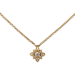 Gucci Flora series 18K yellow gold necklace