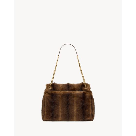 Large NIKI shearling bag