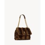 Large NIKI shearling bag