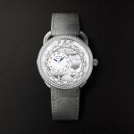 Arceau Le Temps Voyageur watch, large model, 38 mm