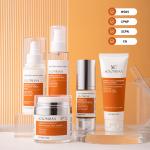 Collagen Anti-aging Face Cleanser Serum Facial Moisturizer Cream Skin Care Set Private Label 5pcs Turmeric Skincare Products