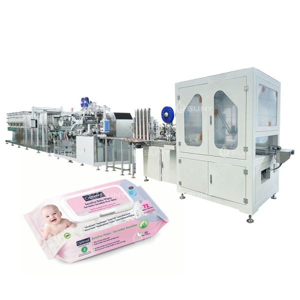 12 Lines High Speed Baby Wet Wipes Production Line Disposable Wet Wipes Machinery Wet Tissue Paper Making Machine
