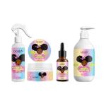hot selling baby natural argan hair care set custom curly private label kids hair care products for black kids