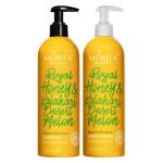 OEM/ODM Organic Hair Shampoo and Conditioner Cruelty-free Hair-Repairing & Cantaloupe & Honey Keratin Hair Care Set