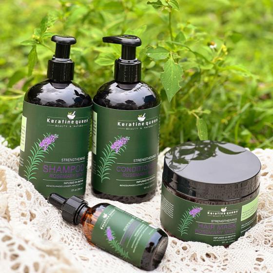 OEM Biotin Rosemary Hair Care Products Set Nourishing Shampoo And Conditioner for Regrowth Hair