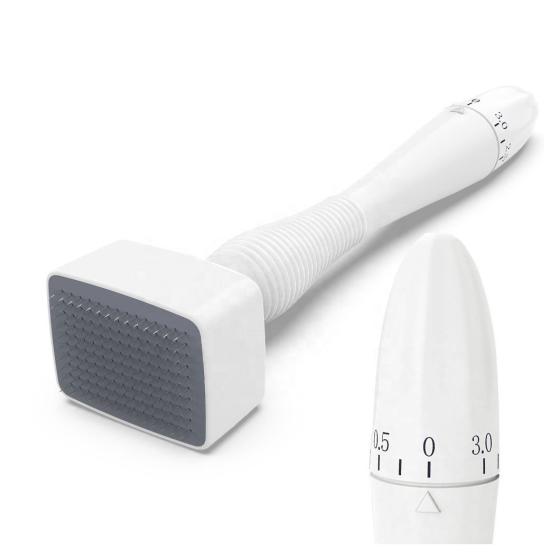 140A Adjustable Microneedling Derma Stamp Medical Stainless Steel Derma Roller Anti Aging Stretch Mark Removal Skin Care Tool