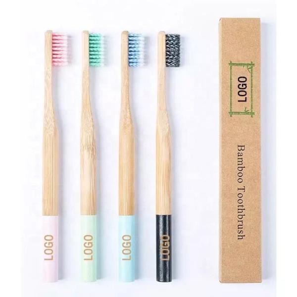 Wholesale And Retail Biodegradable BPA Free Bamboo Toothbrush Supplier Wholesale Tooth Brush Toothbrush Disposable