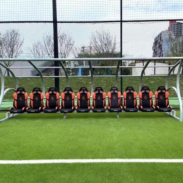2024 Popular Baseball Game Player Seats Portable Shelter Seats Substitute Bench Team Aluminum