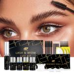 MSDS Private label lash lift kit diy eye brow lamination kit and tint Perm professional custom packing