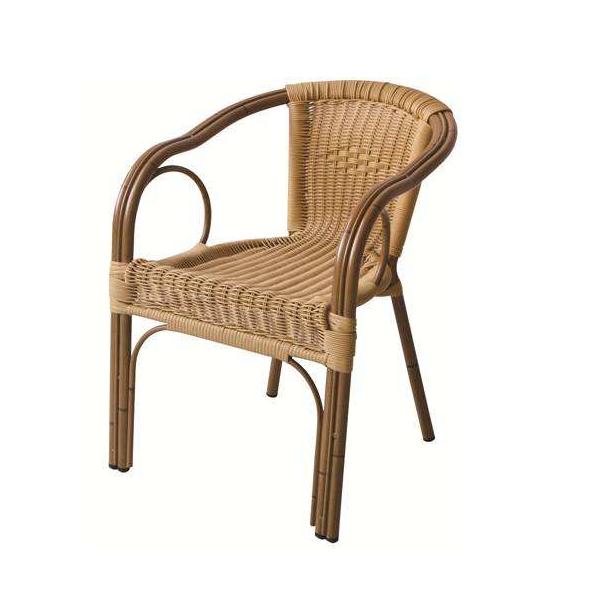 Rattan furniture garden use papaya rattan wholesale outdoor leisure chair