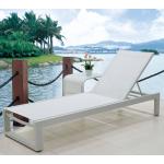Modern Sun Pool Lounger Chairs With Side Table Sunbed Garden Metal Chaise Lounge Resort Hotel Commercial outdoor Furniture