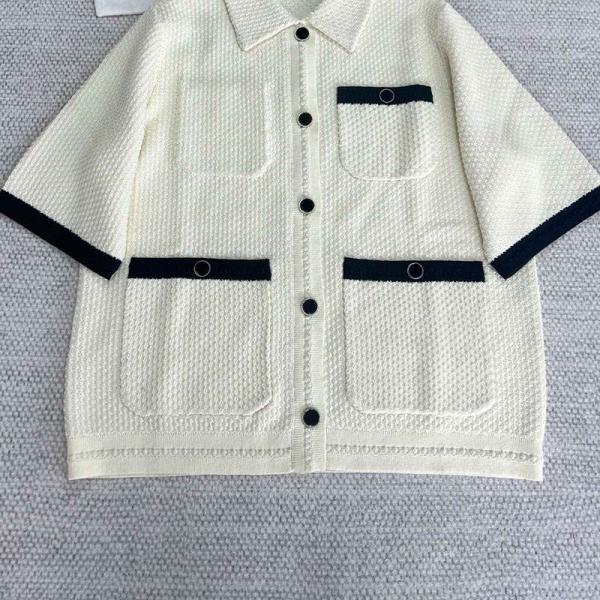 Summer Fashion Loose Cotton Single Breasted Streetwear Luxury Elegant 2024 Knitted Women Cardigan Sweater